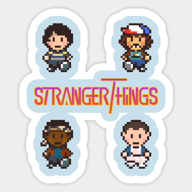 Earthbound x Stranger Things Sticker by OldManLucy